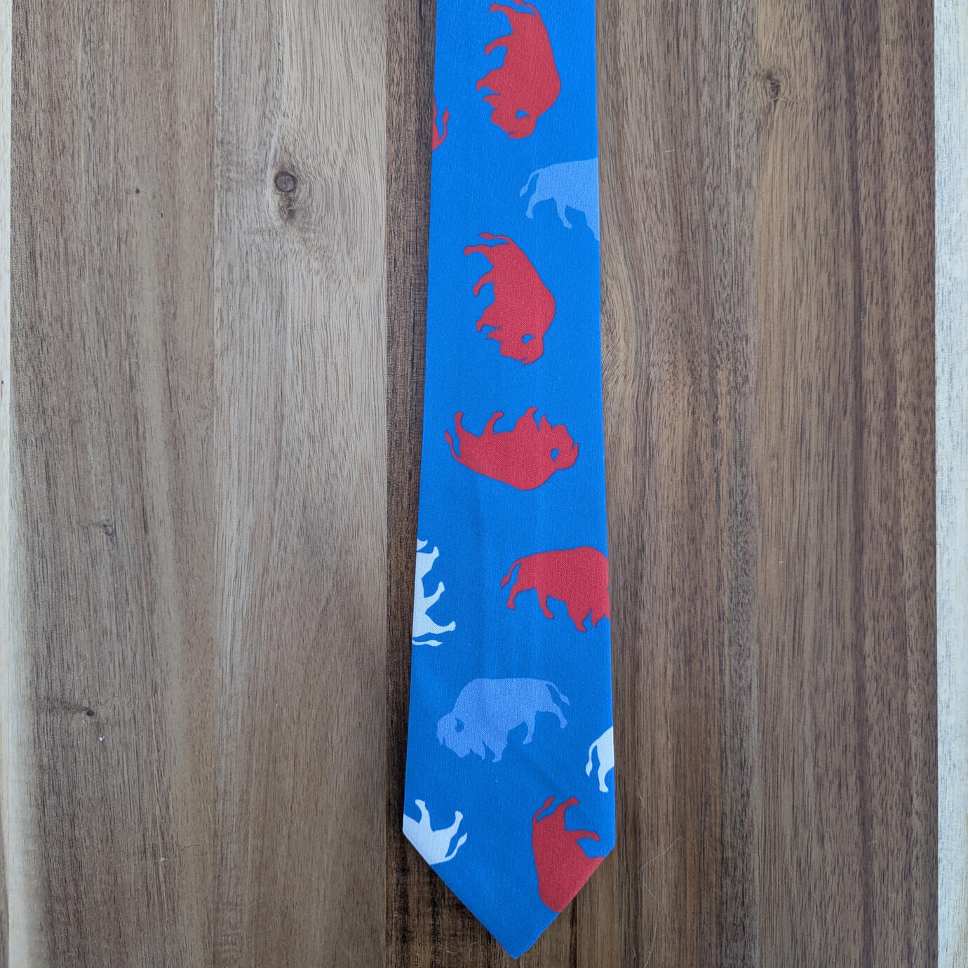 Bills Blue Buffalo Tie